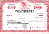 531 Actiuni -FAULTFINDERS INC. -seria NU-00358