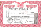 549 Actiuni -COMPUTER RESEARCH, INC. -seria PC 21361