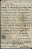 Scrisoare paroh biserica catolica, din 1910, stampila, expediata in Romania