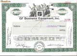 504 Actiuni -GF Business Equipment, Inc. -seria YX 1729