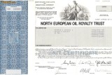 628 Actiuni -North European Oil Royalty Trust -seria SN 16009