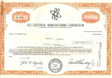 611 Actiuni -Eco Electrical Manufacturing Corporation -seria JU 461