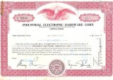 564 Actiuni -Industrial Electronic Hardware Corp. -seria C 75539