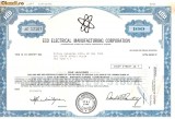 603 Actiuni -Eco Electrical Manufacturing Corporation -seria JC 12167