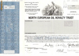 627 Actiuni -North European Oil Royalty Trust -seria SN 13627