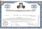 584 Actiuni -Magnum Communications Corp. -seria J 1959