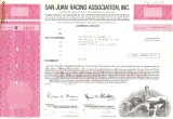 642 Actiuni -San Juan Racing Association, Inc. -seria JU 19325