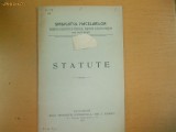 Statute Soc. Sindicatul Macelarilor Bucuresti 1911