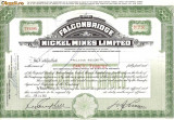 599 Actiuni -Falconbridge Nickel Mines Limited -seria 211395