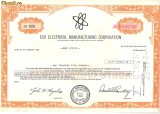 614 Actiuni -Eco Electrical Manufacturing Corporation -seria JU 426