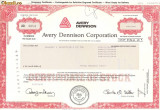 738 Actiuni -Avery Dennison Corporation -seria AD 6984