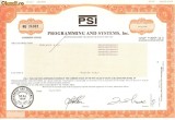 718 Actiuni -Programming and Systems, Inc. -seria NU 24867