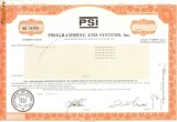 719 Actiuni -Programming and Systems, Inc. -seria NU 24506