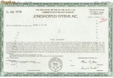 732 Actiuni -JONES/HOSPLEX SYSTEMS, INC. -seria WJH 0978