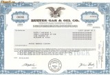 729 Actiuni -BUTTES GAS &amp;amp; OIL CO. -seria 06096