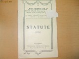 Statute Soc. culturala ,,Fraternitatea&quot; Buc. 1911