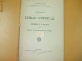 Reg. pentru liberarea certif. de provenienta Buc. 1904