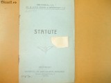 Statute ,,Semnalul&quot; Soc. ajutor impiegati CFR 1912