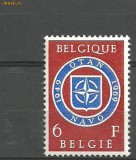 Belgia 1969 - ANIVERSARE 20 ani NATO, timbru nestampilat, B3