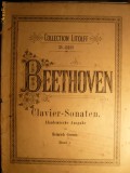 CAIET DE PARTITURI - SONATE PT. CLAVIER -BEETHOVEN