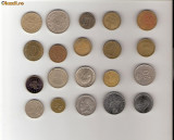 83 Lot interesant de monede si jetoane (fise, token)(20 bucati)