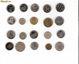 34 Lot interesant de monede si jetoane (fise, token)(20 bucati)