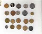 80 Lot interesant de monede si jetoane (fise, token)(20 bucati)