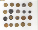 77 Lot interesant de monede si jetoane (fise, token)(20 bucati)