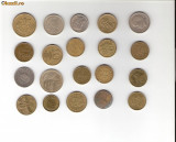 98 Lot interesant de monede si jetoane (fise, token)(20 bucati)