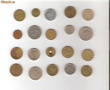 49 Lot interesant de monede si jetoane (fise, token)(20 bucati)