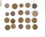 24 Lot interesant de monede si jetoane (fise, token)(20 bucati)