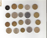 88 Lot interesant de monede si jetoane (fise, token)(20 bucati)