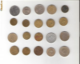 97 Lot interesant de monede si jetoane (fise, token)(20 bucati)