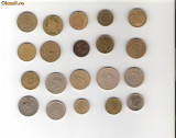 64 Lot interesant de monede si jetoane (fise, token)(20 bucati)