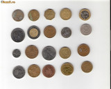 81 Lot interesant de monede si jetoane (fise, token)(20 bucati)