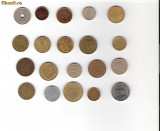 20 Lot interesant de monede si jetoane (fise, token)(20 bucati)