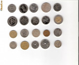 19 Lot interesant de monede si jetoane (fise, token)(20 bucati)