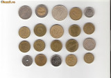 07 Lot interesant de monede si jetoane (fise, token)(20 bucati)
