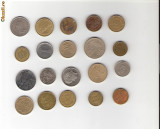 91 Lot interesant de monede si jetoane (fise, token)(20 bucati)