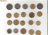 154 Lot interesant de monede si jetoane (fise, token)(20 bucati)