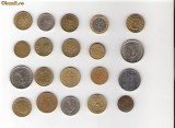 130 Lot interesant de monede si jetoane (fise, token)(20 bucati)