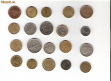 128 Lot interesant de monede si jetoane (fise, token)(20 bucati)