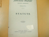 Statute Soc. ,, Sanatatea Doljului&quot; Craiova 1910