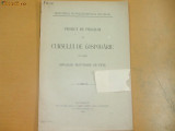 Proiect program curs gospodarie scoli fete Buc. 1910