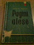 2810 Costache Negruzzi Pagini Alese, 1958