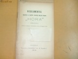 Regulament Soc. muzicala ,,Hora