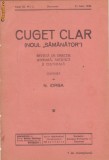 14 Reviste Cuget clar (Noul Samanator) - an III,nr.1-14/1938