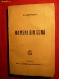 M. Sadoveanu - Oameni din Luna - Editia I, 1923, Ilustratii, Cartea Romaneasca