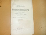 Statute Soc. Cuviosa Paraschiva Buc. 1902