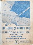 Magazinul de Muzica Doina , autograf Prof. Gh. Alexa , Liveni , Botosani , 1946, Alta editura